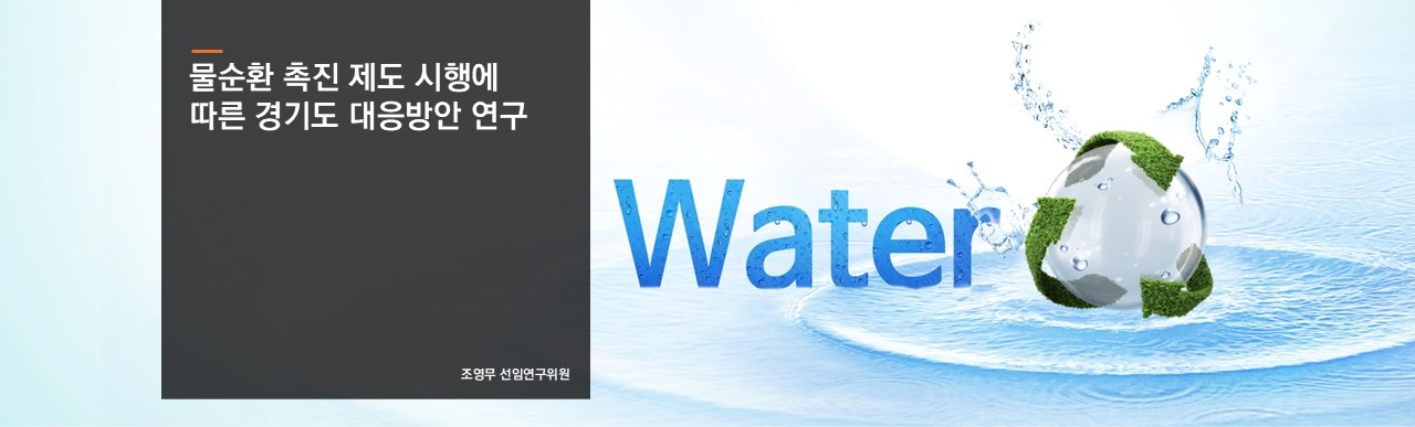 물순환 촉진 제도 시행에 따른 경기도 대응방안 연구
조영무 선임연구위